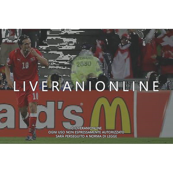 Svizzera - Portogallo 15/06/2008 Europei 2008 nella foto esultanza dopo il gol di hakan yakin ph luzzani/Ag. Aldo Liverani sas