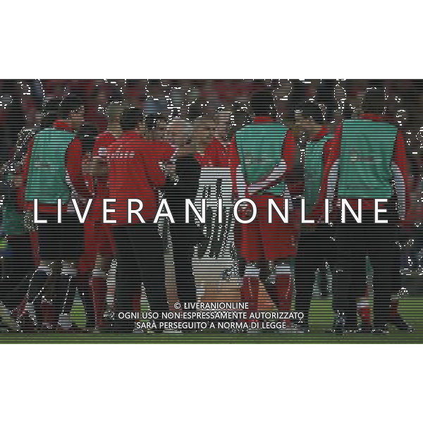 Svizzera - Portogallo 15/06/2008 Europei 2008 nella foto jakob kuhn ringraziato dai giocatori ph luzzani/Ag. Aldo Liverani sas