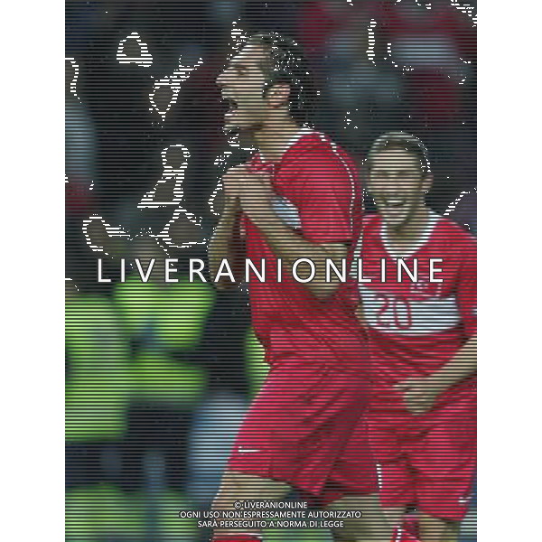 Turchia - Repubblica Ceca 3:2 15.06.2008 Europei 2008 Ginevra nella foto esultanza di Hamit Altintop copyright by firo sportphoto/Ag. Aldo Liverani sas - ITALY ONLY -