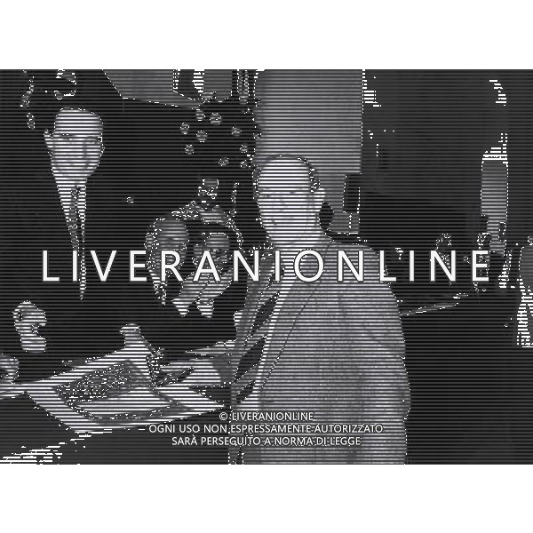 GIORGIO BOCCA GIORNALISTA nella foto: giorgio bocca e paolo pillitteri archivio ag. aldo liverani retrospettiva
