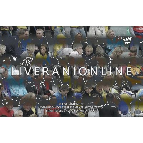 Svezia - Spagna 14/06/2008 Europei Innsbruck nella foto le moglie dei giocatori svedesi in tribuna ph luzzani/Ag. Aldo Liverani Sas