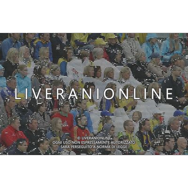 Svezia - Spagna 14/06/2008 Europei Innsbruck nella foto le mogli dei giocatori svedesi in tribuna ph luzzani/Ag. Aldo Liverani Sas