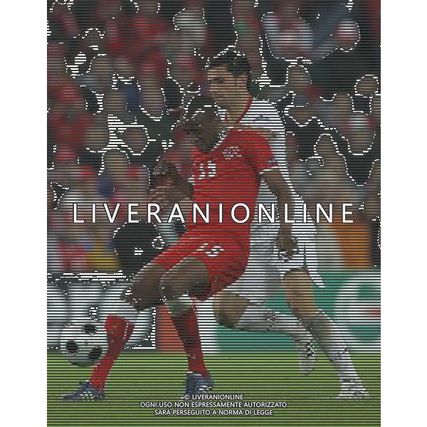 Basilea (CH) 15-06-2008 Campionato europeo calcio EURO2008 svizzera-portogallo 2:0 nella foto helder postiga, gelson fernandes ph marco luzzani/ag aldo liverani s.a.s.