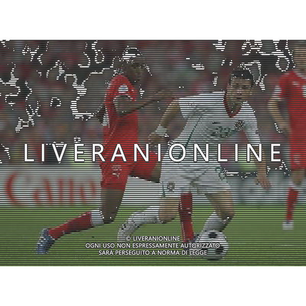 Basilea (CH) 15-06-2008 Campionato europeo calcio EURO2008 svizzera-portogallo 2:0 nella foto helder postiga e gelson fernandes ph marco luzzani/ag aldo liverani s.a.s.