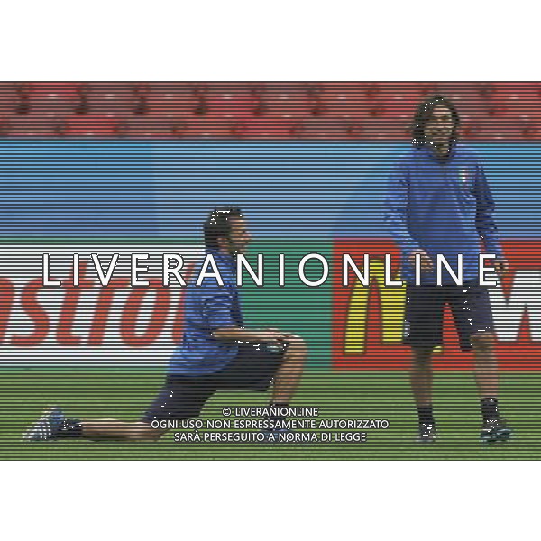 Zurigo (CH) 16-08-2008 allenamento italia nella foto andrea pirlo e alessandro del piero ph marco luzzani/ag aldo liverani s.a.s.