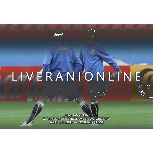 Zurigo (CH) 16-08-2008 allenamento italia nella foto chiellini e antonio di natale ph marco luzzani/ag aldo liverani s.a.s.