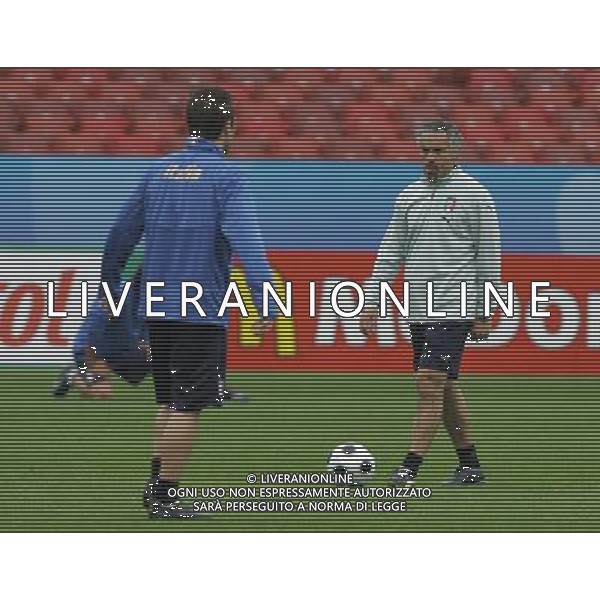 Zurigo (CH) 16-08-2008 allenamento italia nella foto antonio cassano e roberto donadoni ph marco luzzani/ag aldo liverani s.a.s.