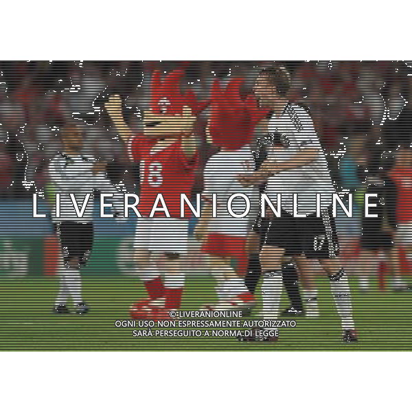 UEFA EURO 2008 Gruppo B M20 Vienna - 16.06.2008 Austria-Germania Nella Foto:MERTESACKER ESULTA A FINE PARTITA /Ph.Vitez-Ag. Aldo Liverani