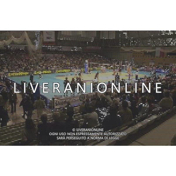 RAVENNA 23/10/03 FINALE SUPERCOPPA ITALIANA SISLEY TREVISO-LUBE MACERATA nella foto il pala de andr* foto gigi arcaini/ag.aldo liverani