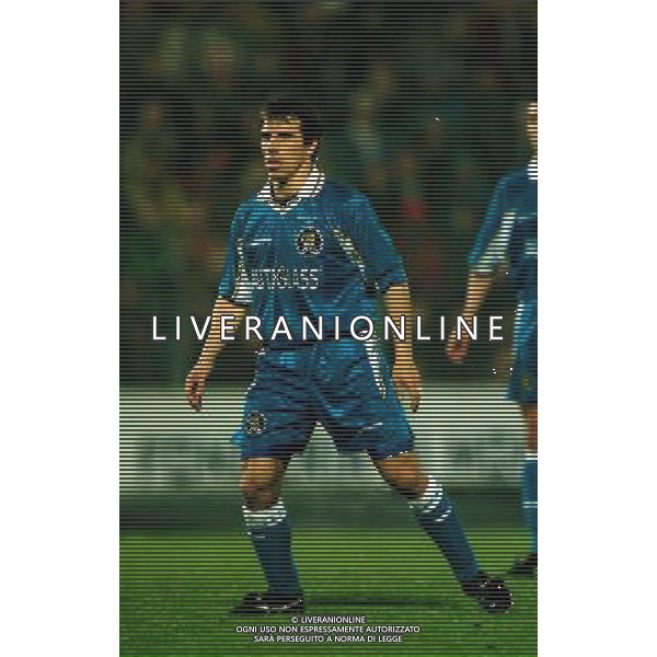 Vicenza - Chelsea semifinale Coppa delle Coppe 1998 nella foto Gianfranco Zola Ph Agenzia Aldo Liverani Sas