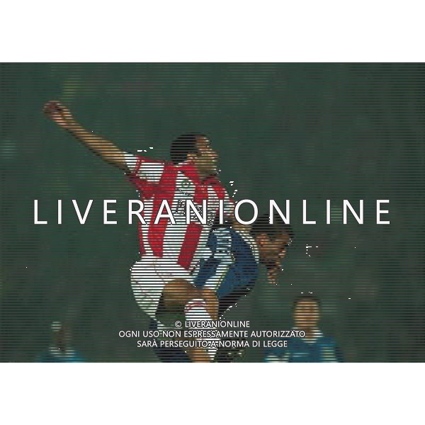 Vicenza - Chelsea semifinale Coppa delle Coppe 1998 nella foto Roberto Di Matteo Ph Agenzia Aldo Liverani Sas