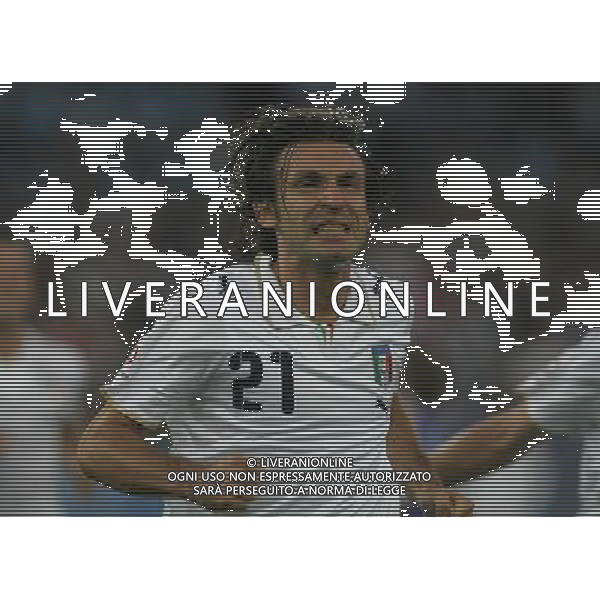 Francia - Italia 17/06/2008 Europei Zurigo nella foto esultanza dopo il gol su rigore di andrea pirlo del 0-1 ph luzzani/Ag. Aldo Liverani Sas