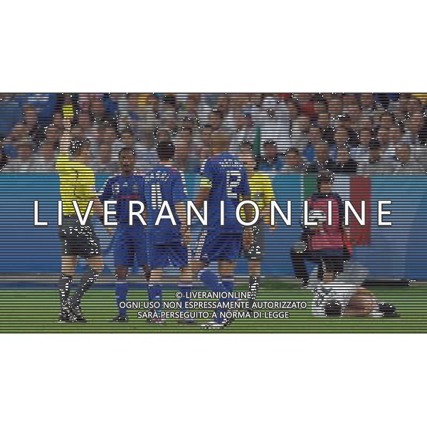 UEFA EURO 2008 Gruppo C M22 Zurigo - 17.06.2008 Francia-Italia Nella Foto:EVRA AMMONITO /Ph.Vitez-Ag. Aldo Liverani