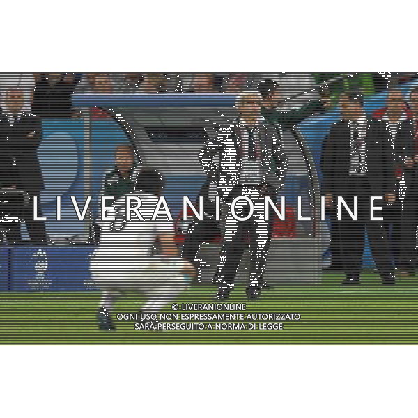 UEFA EURO 2008 Gruppo C M22 Zurigo - 17.06.2008 Francia-Italia Nella Foto: gennaro GATTUSO osserva raymond DOMENECH /Ph.Vitez-Ag. Aldo Liverani