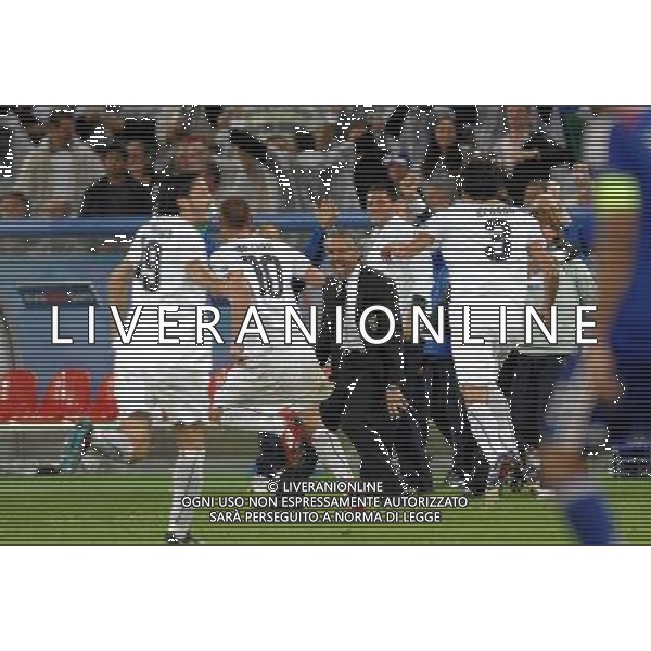 UEFA EURO 2008 Gruppo C M22 Zurigo - 17.06.2008 Francia-Italia Nella Foto:DE ROSSI ESULTA /Ph.Vitez-Ag. Aldo Liverani