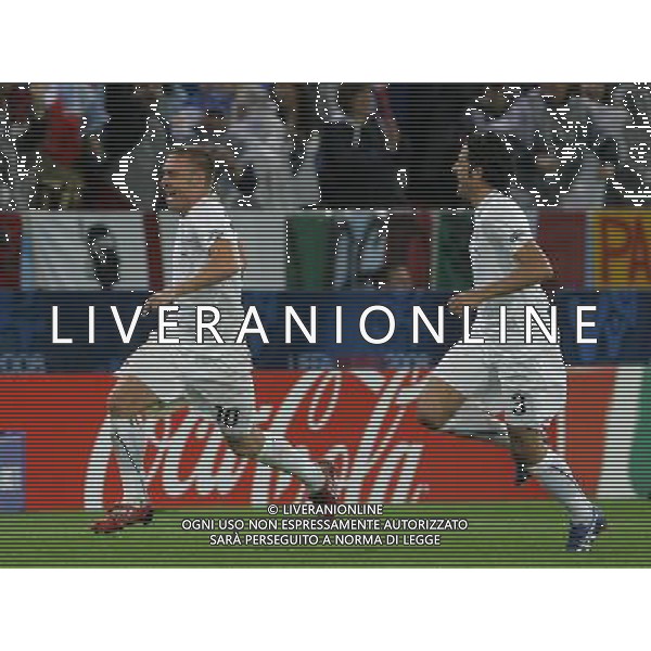 Francia - Italia 17/06/2008 Europei Zurigo nella foto esultanza dopo il gol di daniele de rossi del 0-2 ph luzzani/Ag. Aldo Liverani Sas