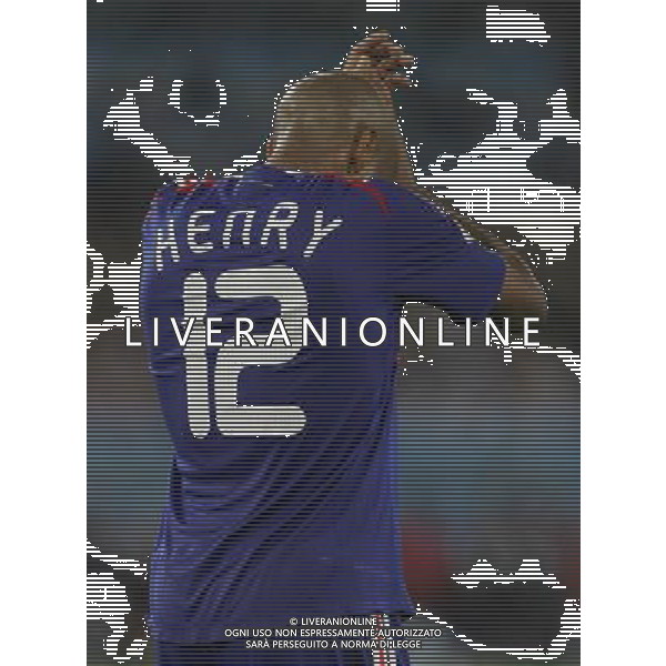 Francia - Italia 17/06/2008 Europei Zurigo nella foto la delusione di thierry henry ph luzzani/Ag. Aldo Liverani Sas