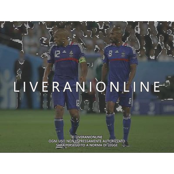 Francia - Italia 17/06/2008 Europei Zurigo nella foto la delusione di thierry henry e anelka ph luzzani/Ag. Aldo Liverani Sas