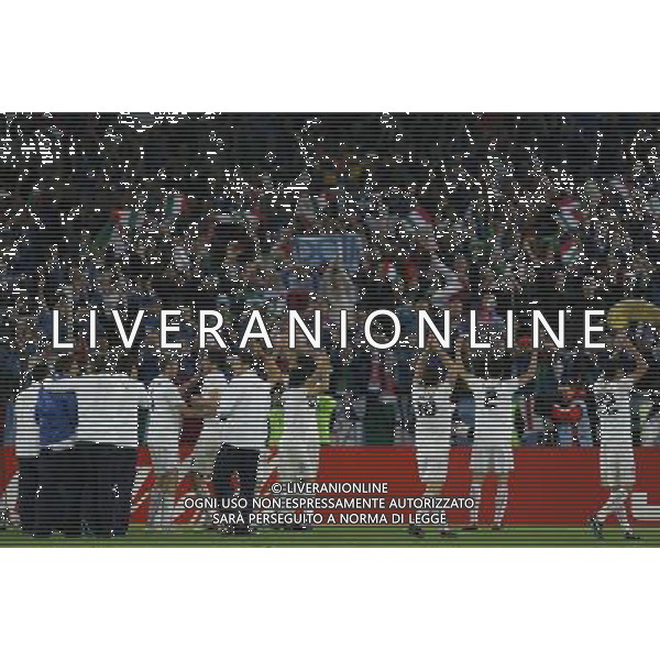 Francia - Italia 17/06/2008 Europei Zurigo nella foto abbracci esultanza dei giocatori italiani a fine gara ph luzzani/Ag. Aldo Liverani Sas