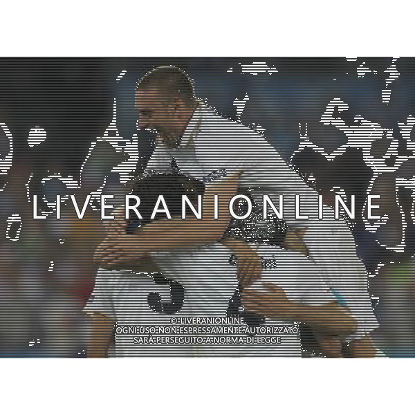 Francia - Italia 17/06/2008 Europei Zurigo nella foto esultanza dei giocatori italiani ph luzzani/Ag. Aldo Liverani Sas