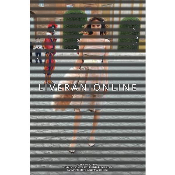 ANTEPRIMA MONDIALE PER ÒMARIA DI NAZARETHÓ: UN MUSICAL IN VATICANO NELLA FOTO: GAIA BERMANI AMARAL © MASSIMO BRUNI - AG. ALDO LIVERANI SAS