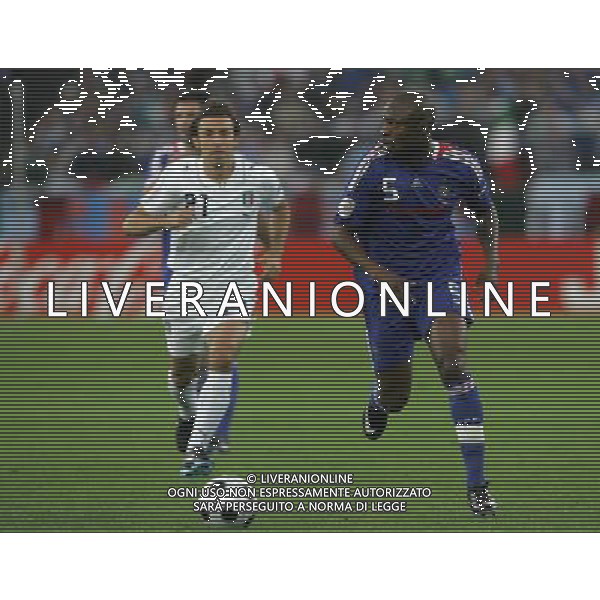 Zurigo 18-06-2008 Europeo calcio EURO2008 italia-francia 2:0 nella foto william gallas e andrea pirlo ph maco luzzani/ag aldo liverani s.a.s.