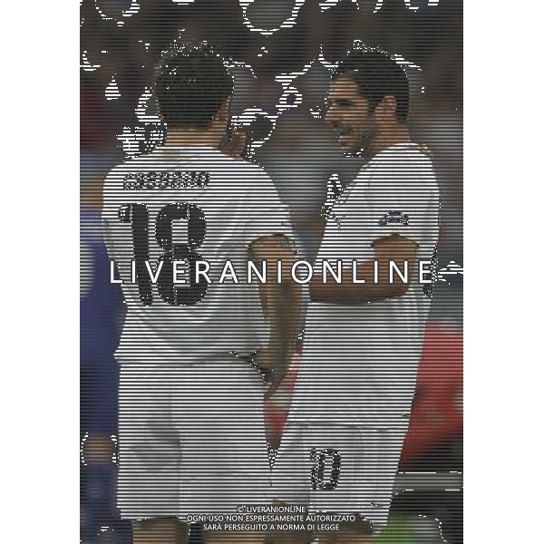 Zurigo 18-06-2008 Europeo calcio EURO2008 italia-francia 2:0 nella foto antonio cassano e simone perrotta ph maco luzzani/ag aldo liverani s.a.s.