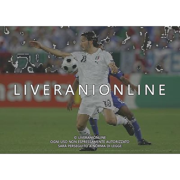 Zurigo 18-06-2008 Europeo calcio EURO2008 italia-francia 2:0 nella foto gianluca zambrotta e patrice evra ph maco luzzani/ag aldo liverani s.a.s.