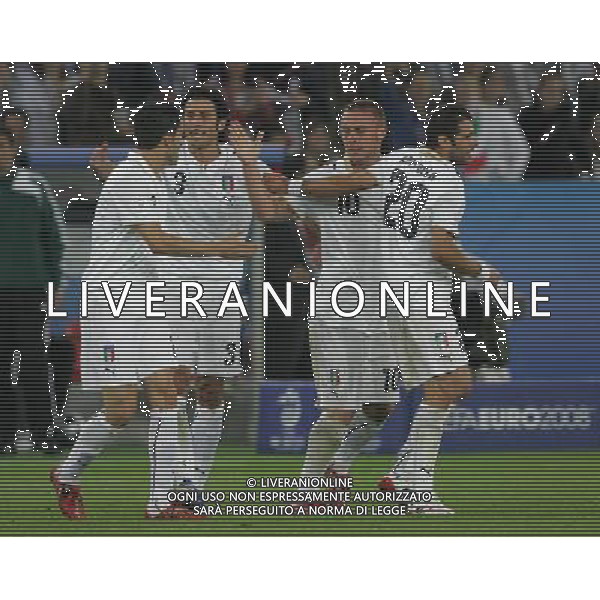 Zurigo 18-06-2008 Europeo calcio EURO2008 italia-francia 2:0 nella foto daniele de rossi esulta dopo il gol ph maco luzzani/ag aldo liverani s.a.s.