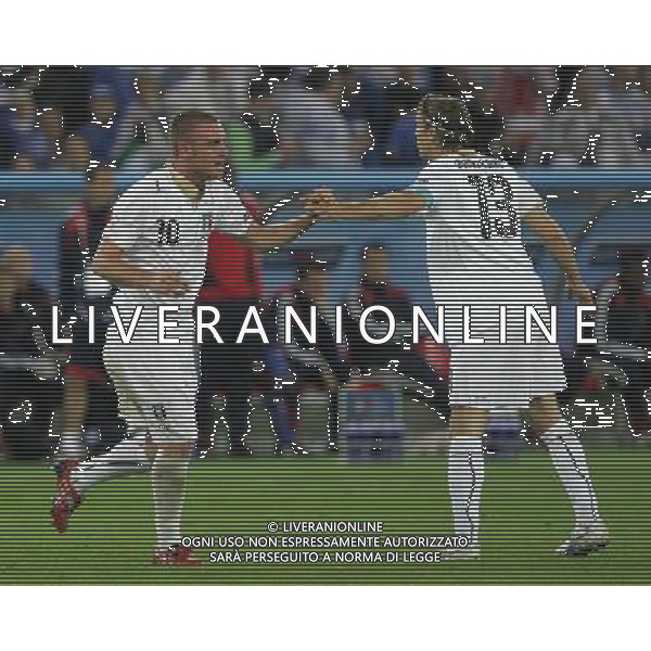 Zurigo 18-06-2008 Europeo calcio EURO2008 italia-francia 2:0 nella foto daniele de rossi esulta dopo il gol ph maco luzzani/ag aldo liverani s.a.s.