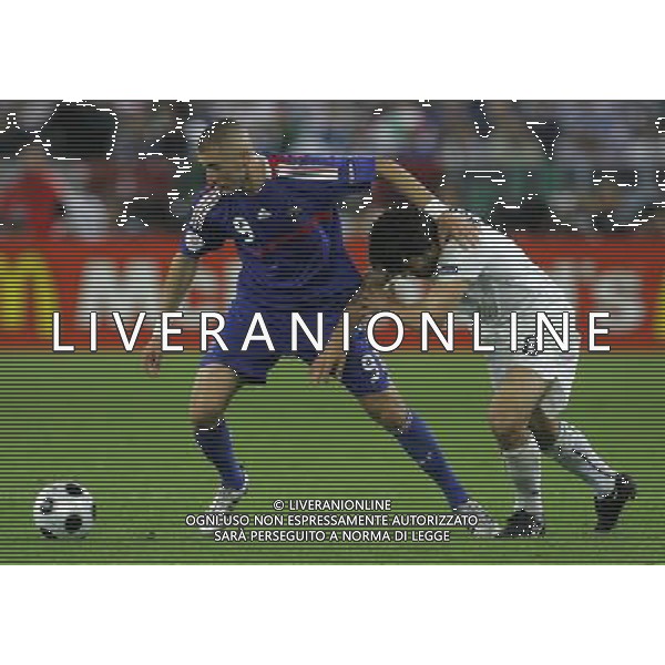 Zurigo 18-06-2008 Europeo calcio EURO2008 italia-francia 2:0 nella foto karim benzema e gennaro gattuso ph maco luzzani/ag aldo liverani s.a.s.