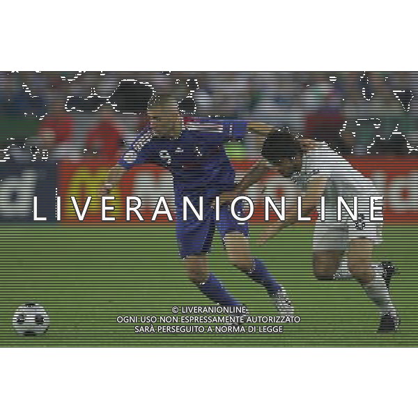 Zurigo 18-06-2008 Europeo calcio EURO2008 italia-francia 2:0 nella foto karim benzema e gennaro gattuso ph maco luzzani/ag aldo liverani s.a.s.