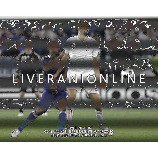 Zurigo 18-06-2008 Europeo calcio EURO2008 italia-francia 2:0 nella foto luca toni e jan-alain boumsong ph maco luzzani/ag aldo liverani s.a.s.
