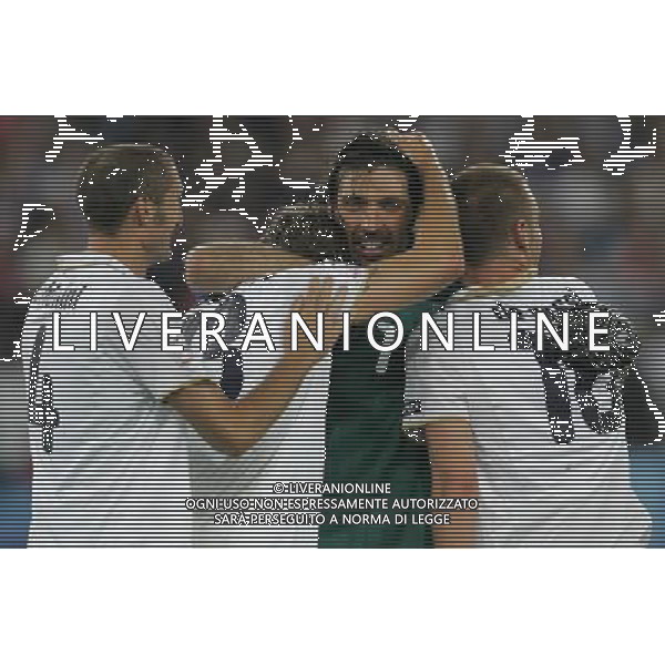 Zurigo 18-06-2008 Europeo calcio EURO2008 italia-francia 2:0 nella foto i giocatori dell\'italia esultano a fine gara ph maco luzzani/ag aldo liverani s.a.s.