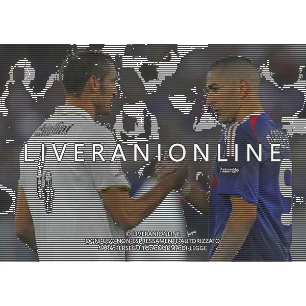 Zurigo 18-06-2008 Europeo calcio EURO2008 italia-francia 2:0 nella foto giorgio chiellini e karim benzema ph maco luzzani/ag aldo liverani s.a.s.