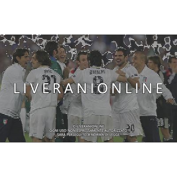 Zurigo 18-06-2008 Europeo calcio EURO2008 italia-francia 2:0 nella foto i giocatori dell\'italia esultano a fine gara ph maco luzzani/ag aldo liverani s.a.s.