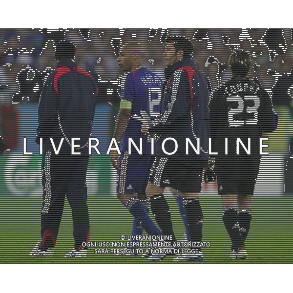 Zurigo 18-06-2008 Europeo calcio EURO2008 italia-francia 2:0 nella foto thierry hanry e sebastien frey ph maco luzzani/ag aldo liverani s.a.s.