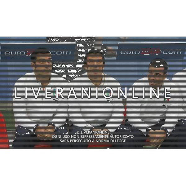 Zurigo 18-06-2008 Europeo calcio EURO2008 italia-francia 2:0 nella foto alessandro del piero, fabio quagliarella e antonio di natale ph maco luzzani/ag aldo liverani s.a.s.