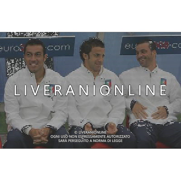 Zurigo 18-06-2008 Europeo calcio EURO2008 italia-francia 2:0 nella foto alessandro del piero, fabio quagliarella e antonio di natale ph maco luzzani/ag aldo liverani s.a.s.