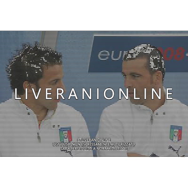 Zurigo 18-06-2008 Europeo calcio EURO2008 italia-francia 2:0 nella foto alessandro del piero e antonio di natale ph maco luzzani/ag aldo liverani s.a.s.