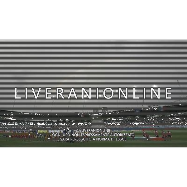 Zurigo 18-06-2008 Europeo calcio EURO2008 italia-francia 2:0 nella foto arcobaleno sullo stadio letzigrund di zurigo con squadre schierate ph maco luzzani/ag aldo liverani s.a.s.