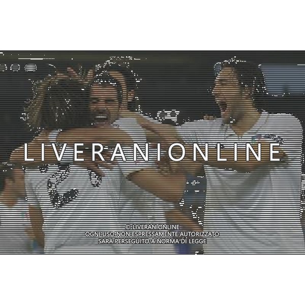 Zurigo 18-06-2008 Europeo calcio EURO2008 italia-francia 2:0 nella foto esultanza di andrea pirlo con i compagni ph maco luzzani/ag aldo liverani s.a.s.