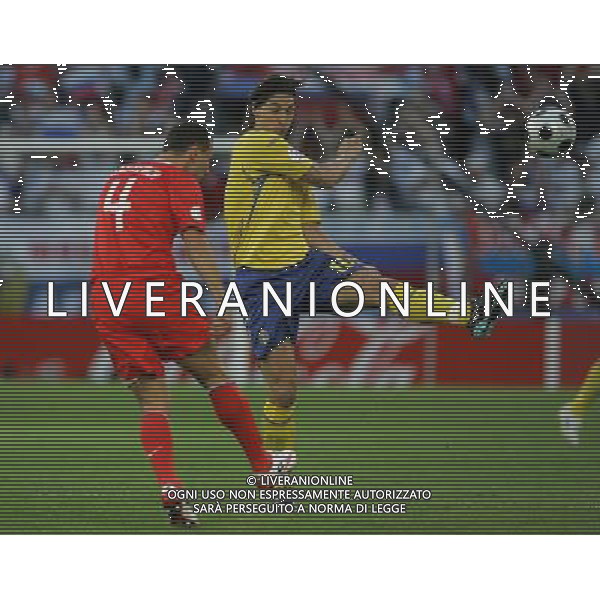 Russia - Svezia 18/06/2008 Europei Svizzera nella foto ignashevich e ibrahimovic zlatan ph luzzani/Ag. Aldo Liverani sas