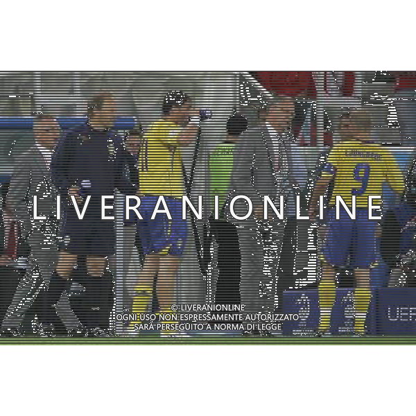 Russia - Svezia 18/06/2008 Europei Innsbruck nella foto lagerback e ljungberg ph luzzani/Ag. Aldo Liverani sas