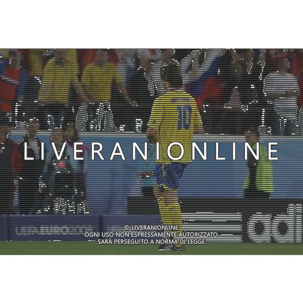 Russia - Svezia 18/06/2008 Europei Innsbruck nella foto la delusione di zlatan ibrahimovic a fine gara ph luzzani/Ag. Aldo Liverani sas