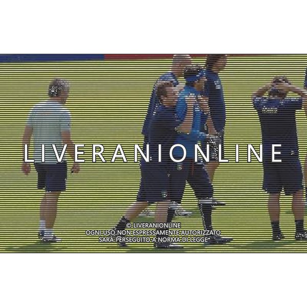 Allenamento Nazionale Italiana Baden - 19.06.2008 Nella Foto:CASSANO ANTONIO SCHERZA CON BUFFON GIANLUIGI /Ph.Vitez-Ag. Aldo Liverani