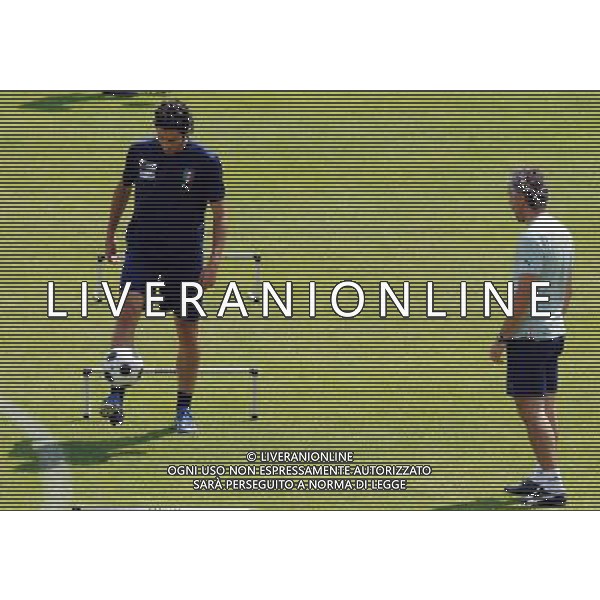 Allenamento Nazionale Italiana Baden - 19.06.2008 Nella Foto:DONADONI ROBERTO OSSERVA GROSSO FABIO /Ph.Vitez-Ag. Aldo Liverani