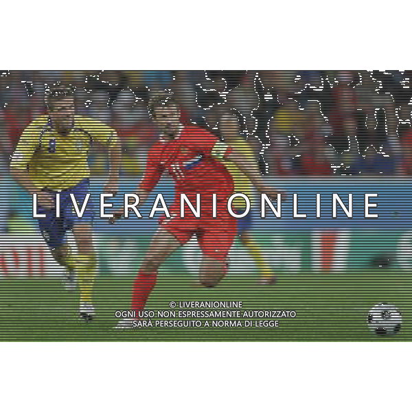 Innsbruck (AUT) 18-06-2008 Campionato europeo calcio EURO2008 Russia-Svezia 2:0 nella foto sergei semak e anders svensson ph marco luzzani/ag aldo liverani s.a.s.