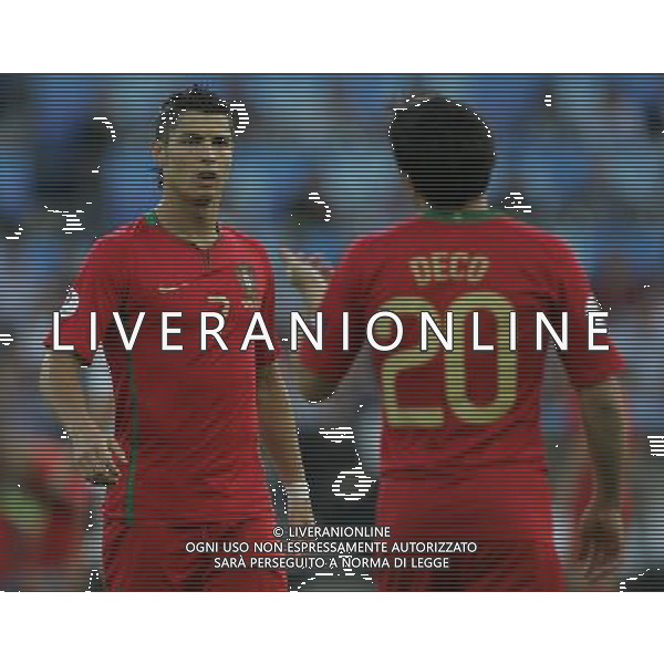 PORTOGALLO-GERMANIA EURO 2008 19/06/2008 NELLA FOTO RONALDO-DECO FOTO MARCO LUZZANI-AG ALDO LIVERANI