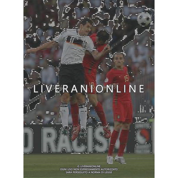 PORTOGALLO-GERMANIA EURO 2008 19/06/2008 NELLA FOTO klose e carvalho FOTO MARCO LUZZANI-AG ALDO LIVERANI